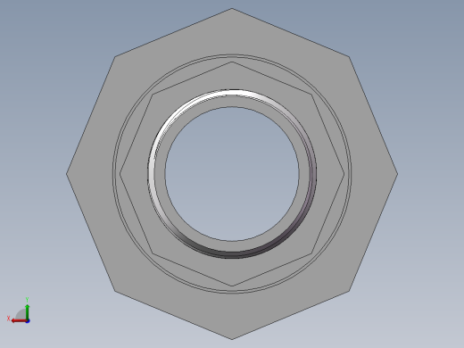 活接-等径内外丝直通 DN20后视缩略图
