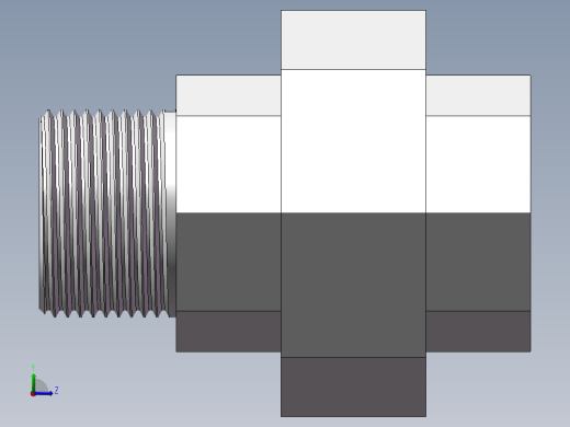 活接-等径内外丝直通 DN20左视缩略图