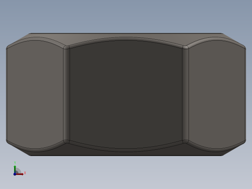 紧固件-Raw Steel Nut 0.3750前视缩略图