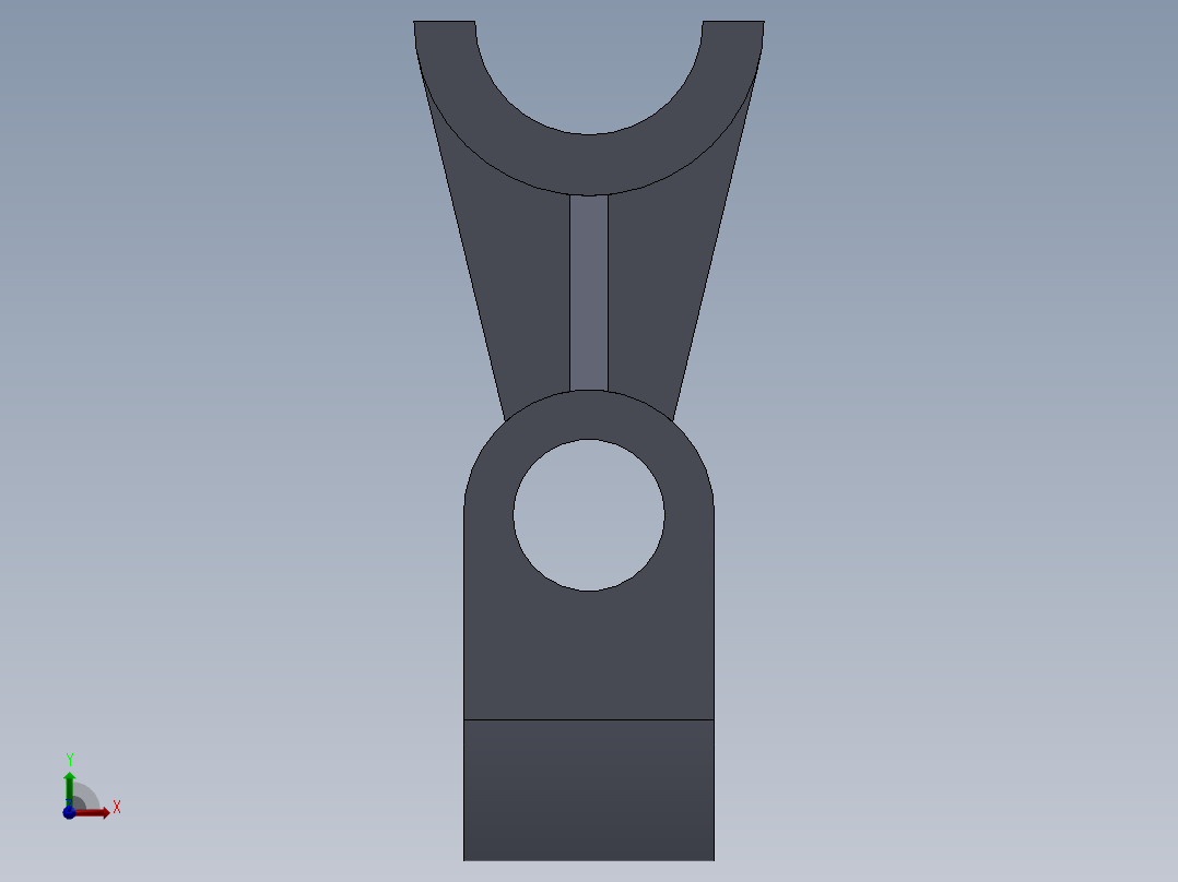 机械零件图18前视图