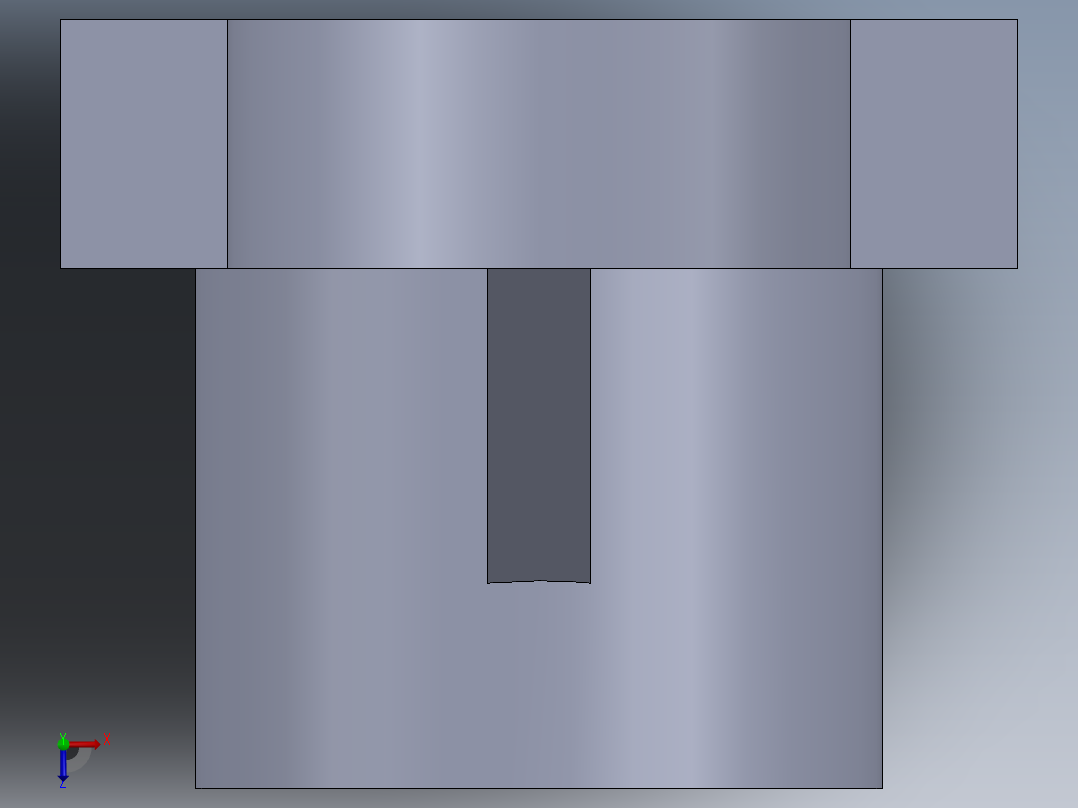 机械零件图18俯视图