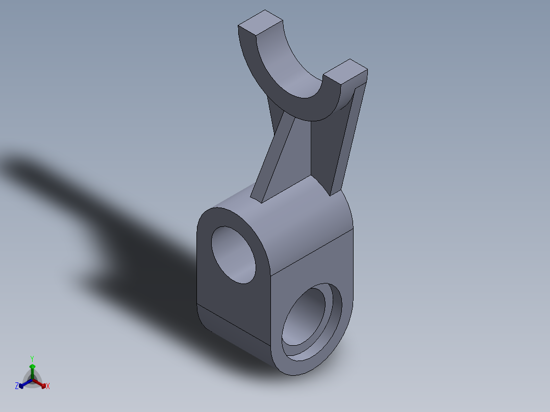 机械零件图18正等轴测图