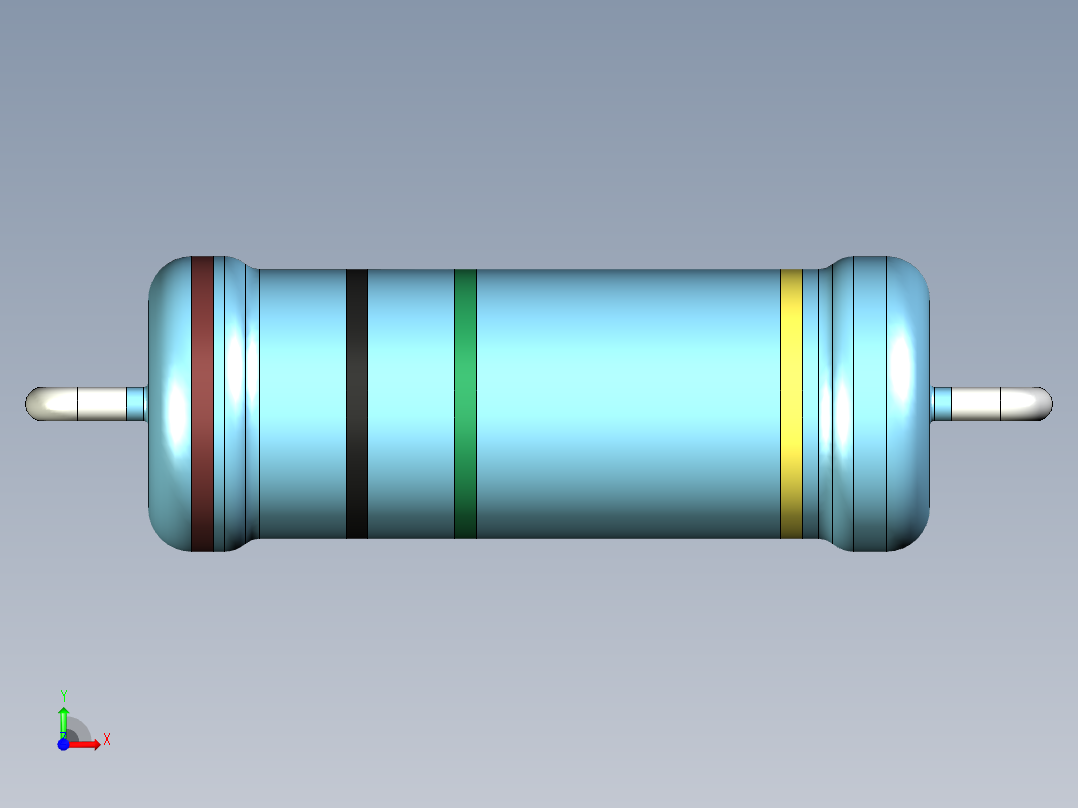 无源元件封装-VR68前视图