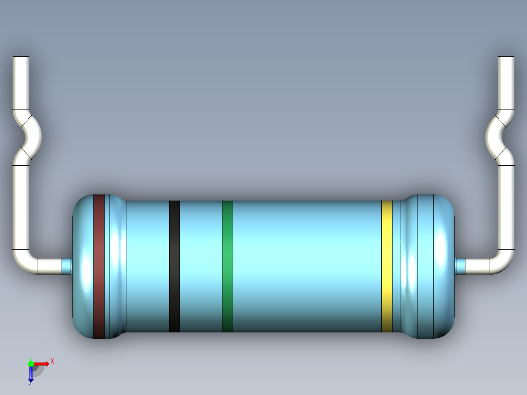 无源元件封装-VR68俯视图