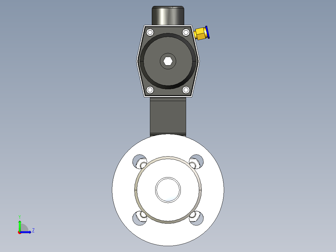 阀门模型-DN32____左视图
