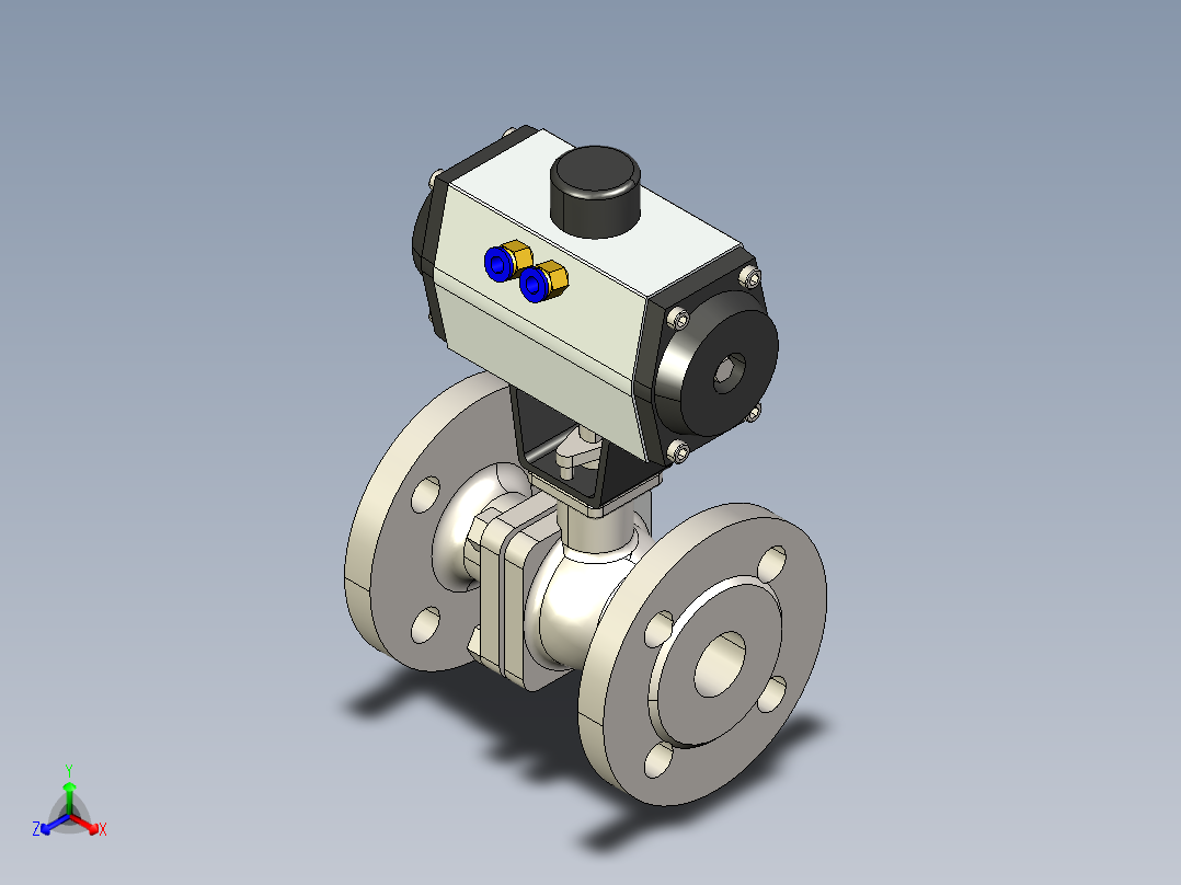 阀门模型-DN32____正等轴测图