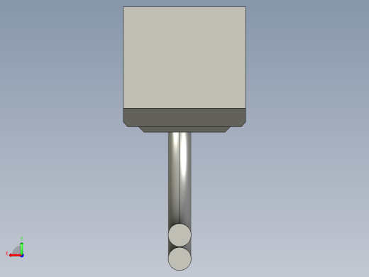 基恩士GT-71(P)_connector_kc图纸模型后视缩略图