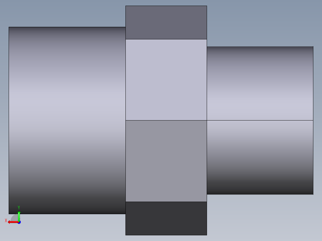 20NRFV BSP减少乳头的阳螺纹端桶后视图