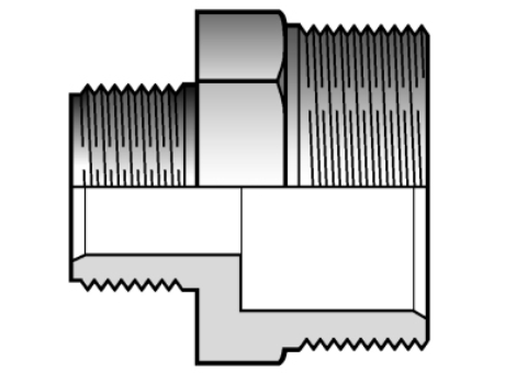 20NRFV BSP减少乳头的阳螺纹端桶缩略图