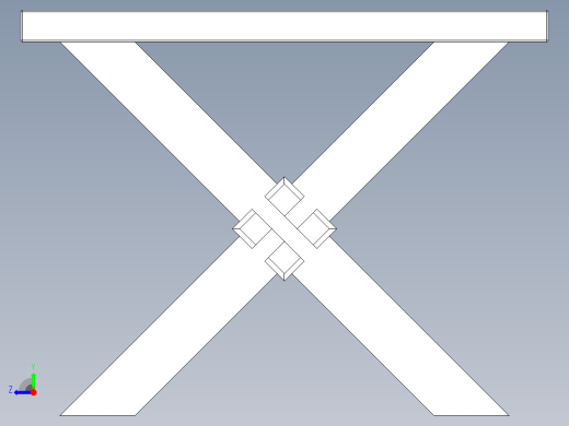 木制桌子右视缩略图