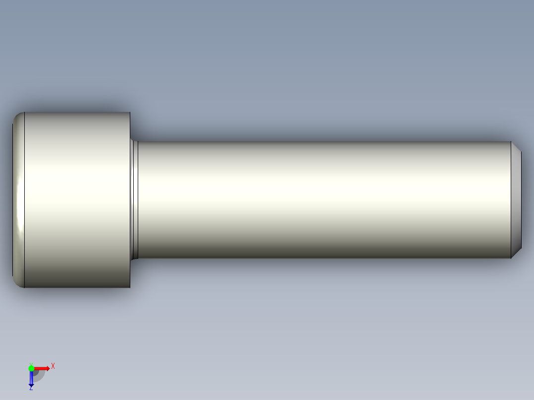螺钉-DIN_912-M12x40.stp俯视图
