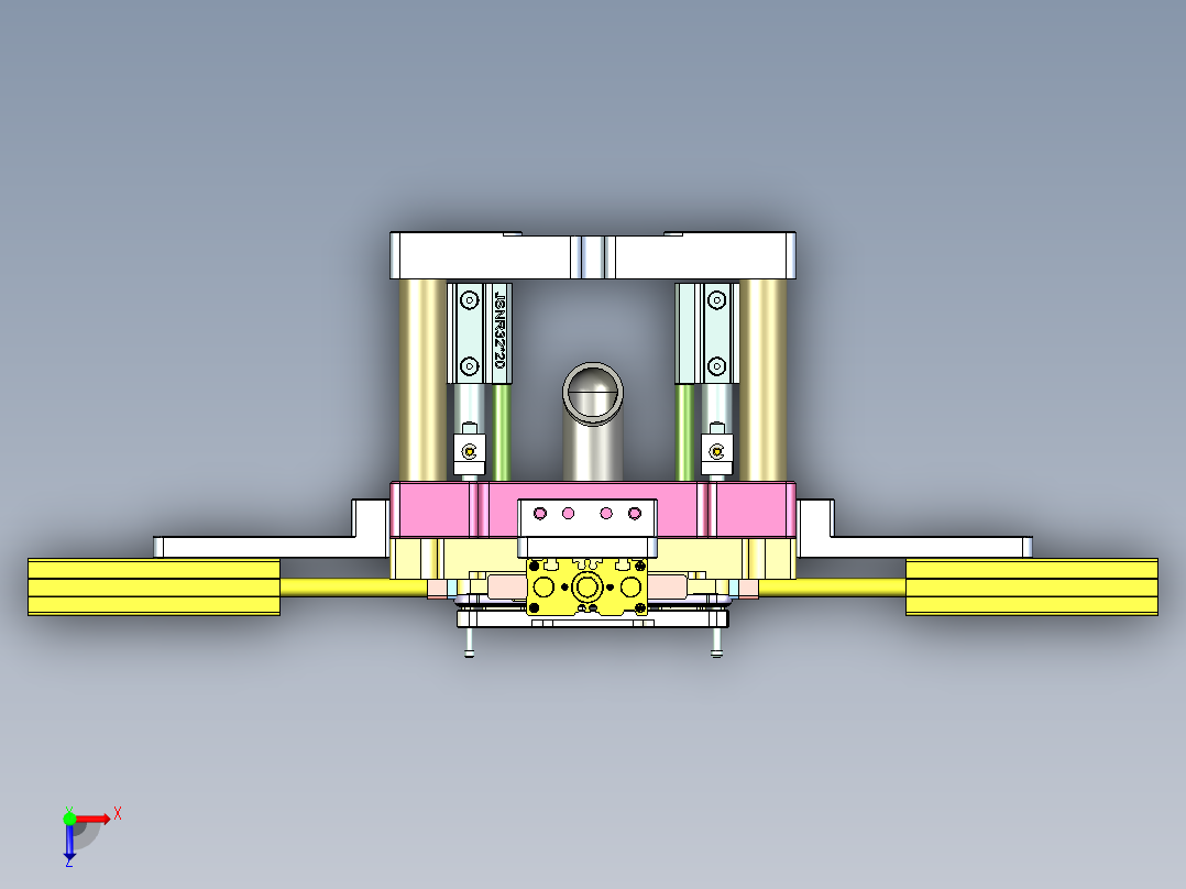 R4-CNC7笔记本CNC工装夹具三维模型-150922俯视图