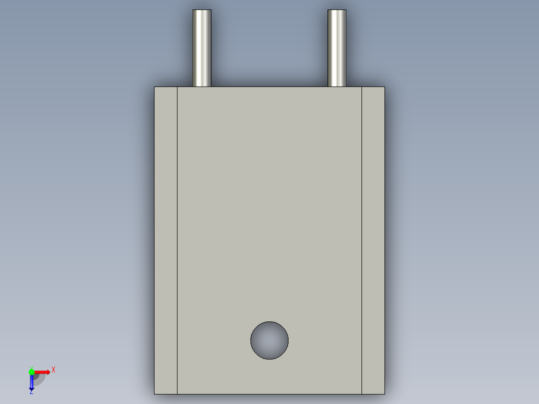 散热器 to-226俯视图