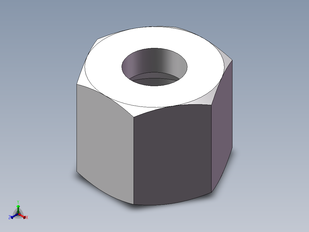 NL+NS 功能螺母、NL-14正等轴测图
