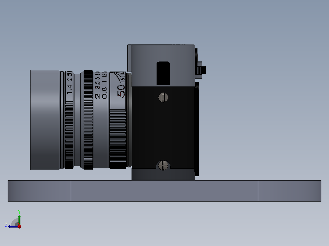 相机、摄像头(8)右视图