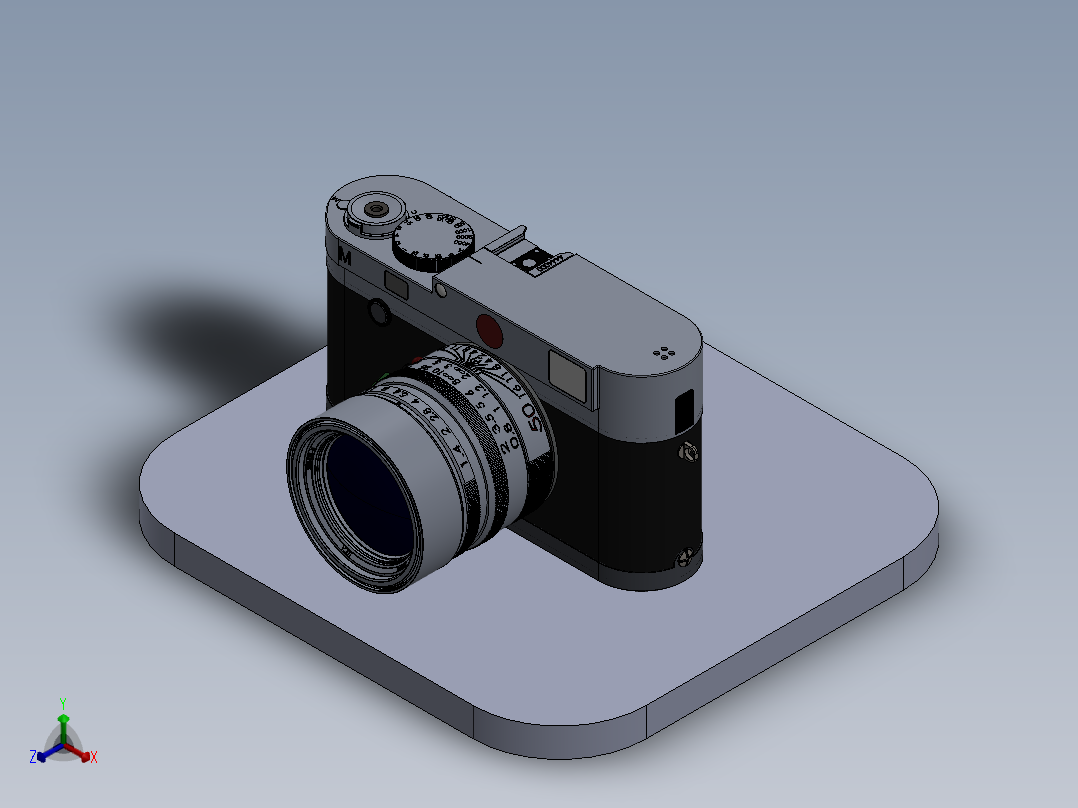 相机、摄像头(8)正等轴测图