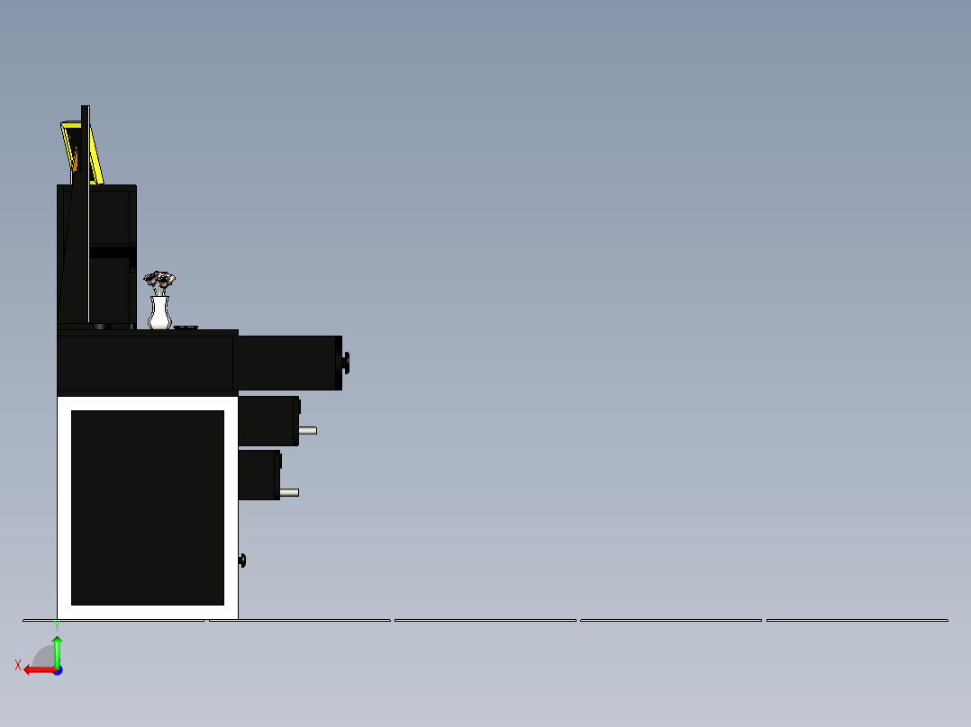 A2004582-梳妆台设计后视图