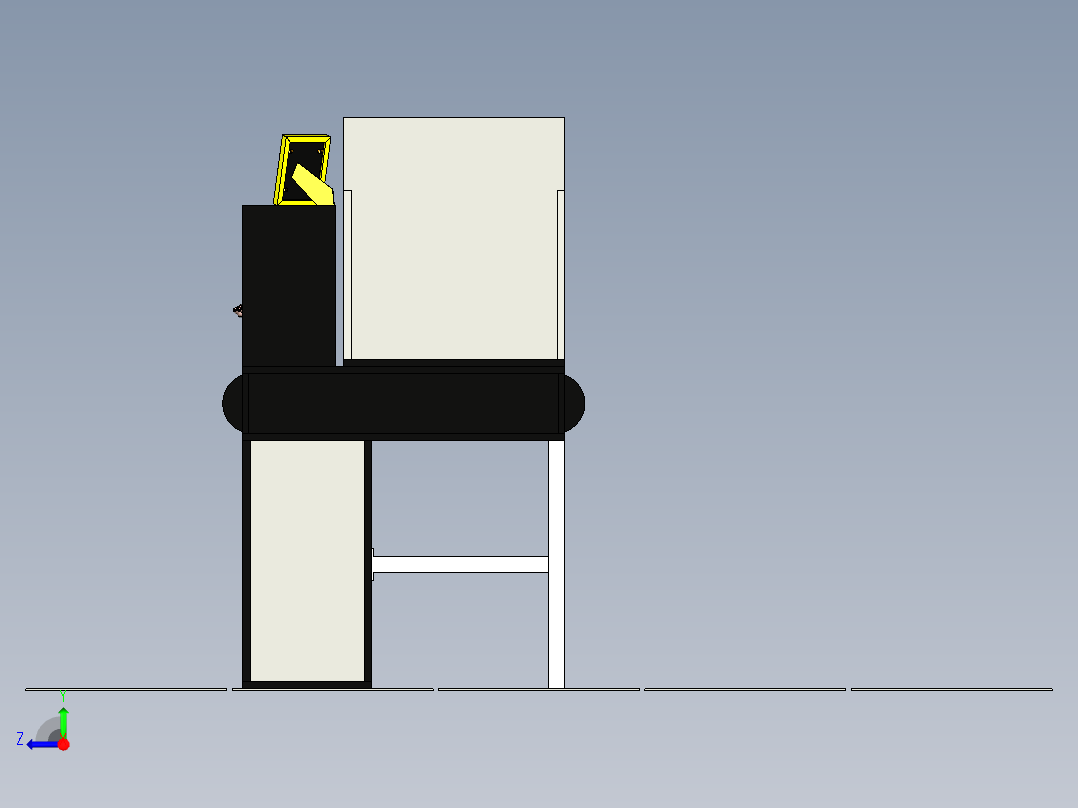 A2004582-梳妆台设计右视图