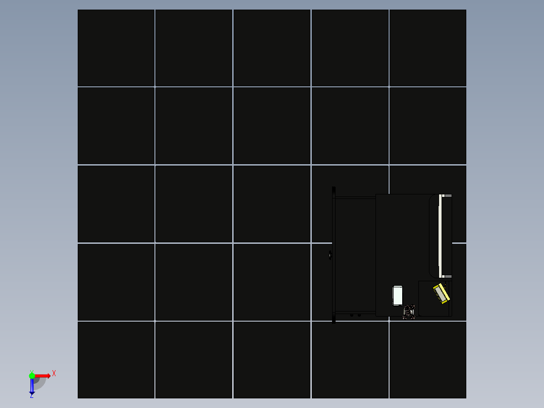 A2004582-梳妆台设计俯视图