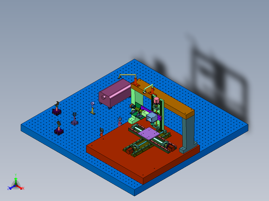 结构特性的光学测试平台