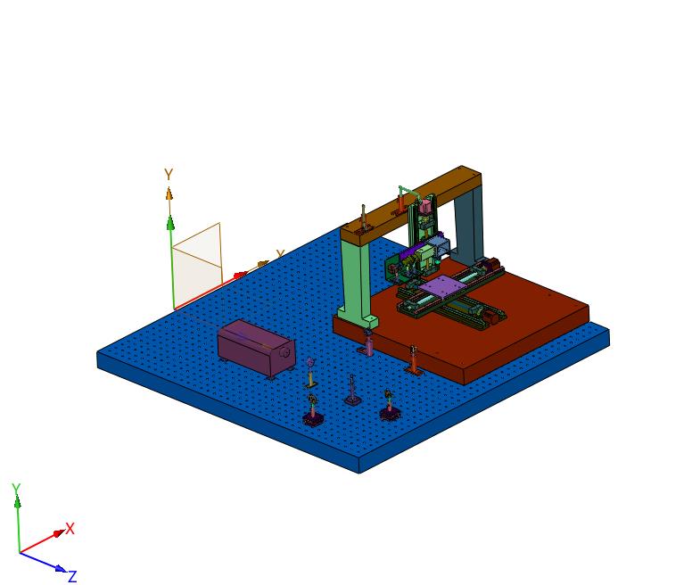 结构特性的光学测试平台