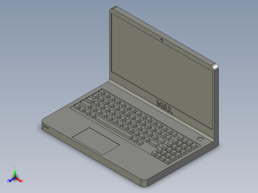 戴尔笔记本电脑3D设计