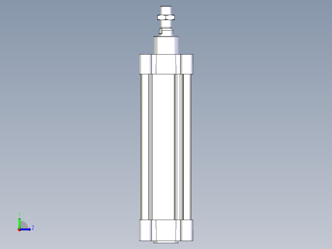 80x200 气缸 ıso 15552左视图