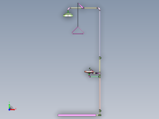 淋浴洗眼站前视缩略图