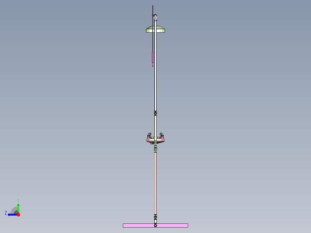 淋浴洗眼站右视图