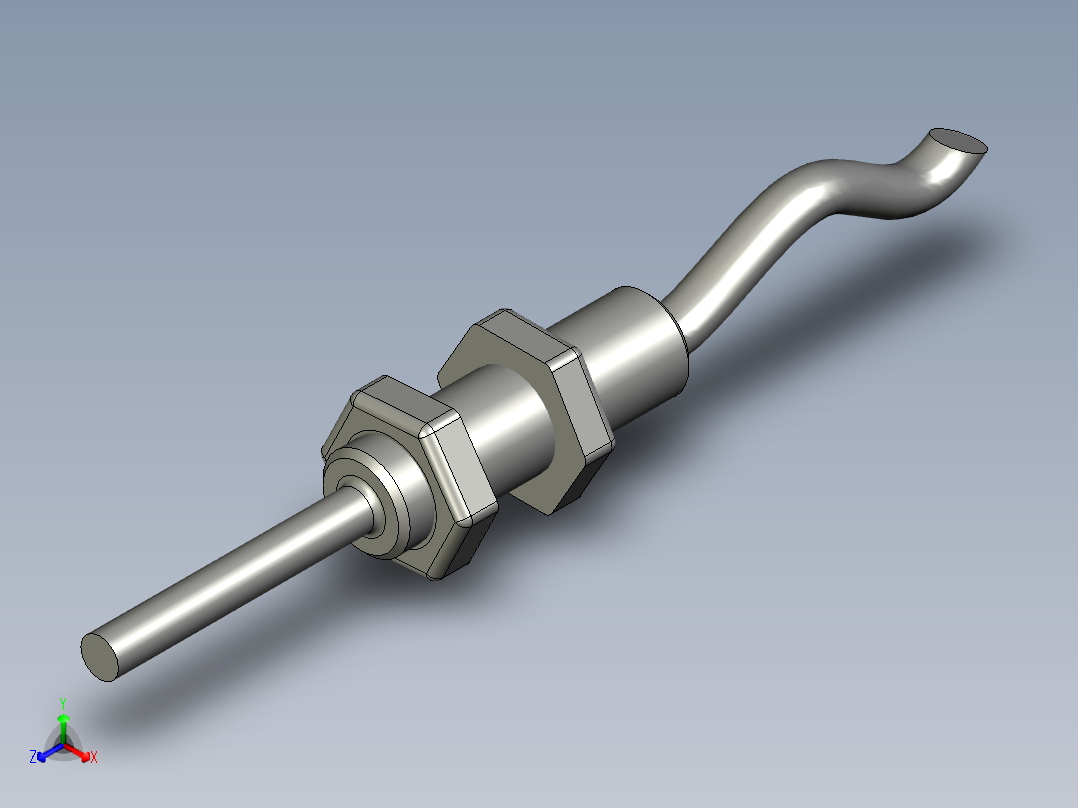 网线接口自动压合设备设计-M3-10反射光纤正等轴测图