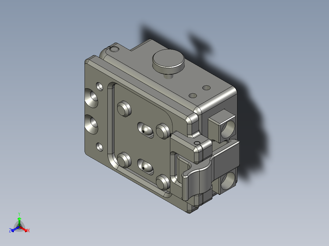 上模组固定槽组
