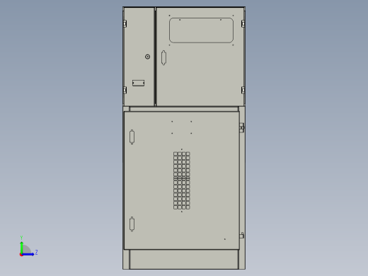 750X840X1600计量柜左视缩略图