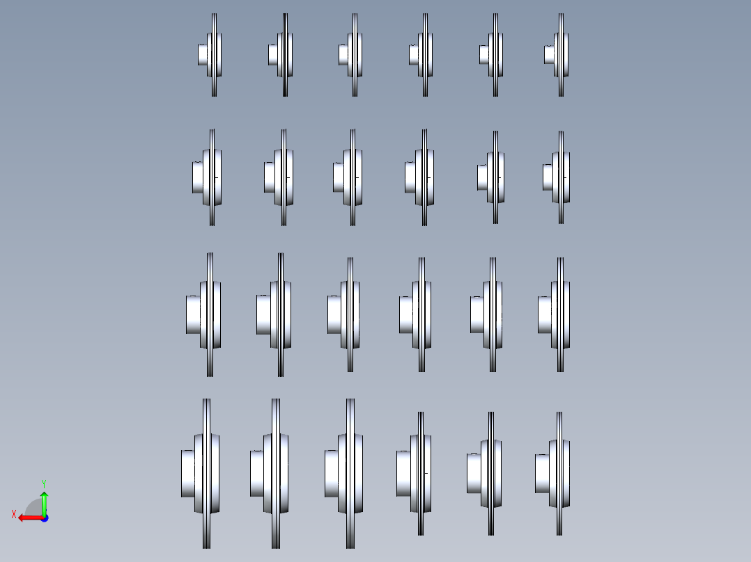 24种SBPF200带座轴承后视图