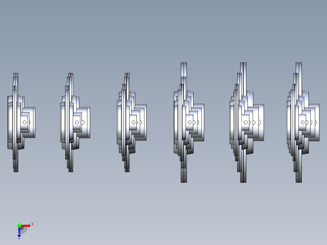 24种SBPF200带座轴承俯视图