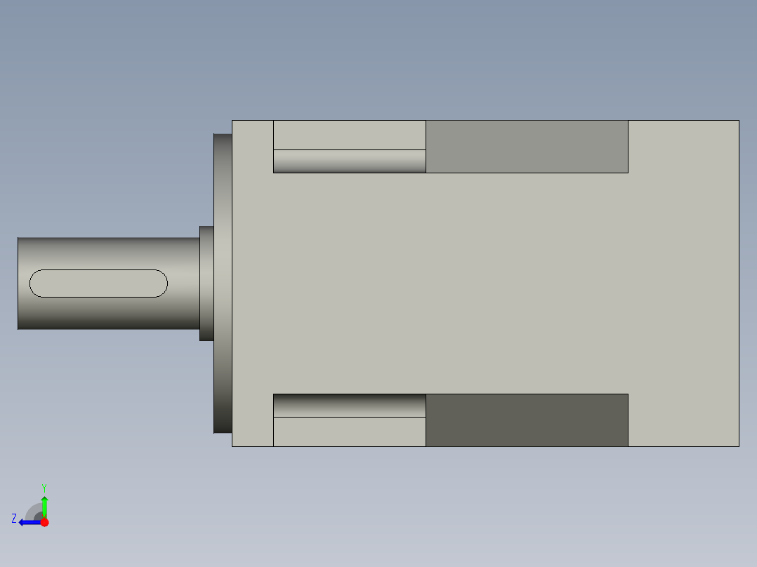 PGL142-20(配合松下15KW高惯量伺服马达右视图