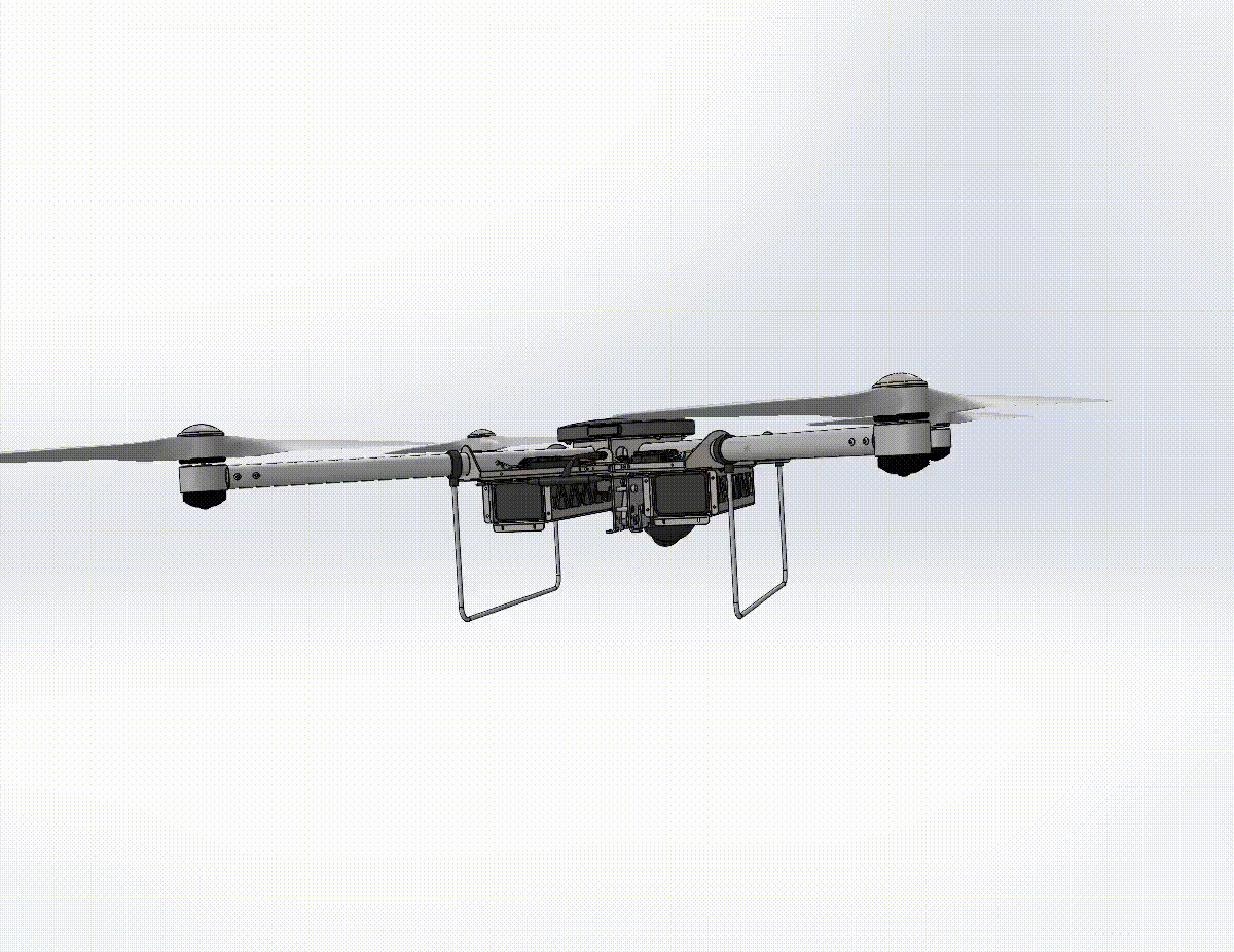 DMC-20四轴无人机结构3D图纸 STEP格式