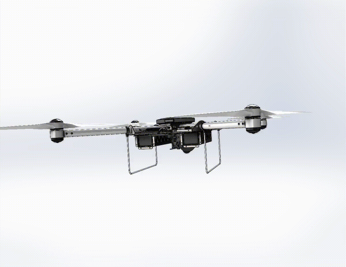 DMC-20四轴无人机结构3D图纸 STEP格式