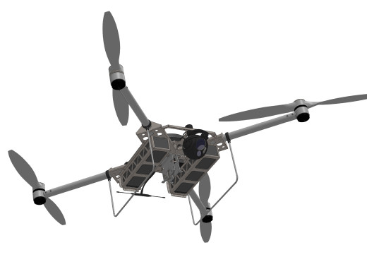 DMC-20四轴无人机结构3D图纸 STEP格式缩略图