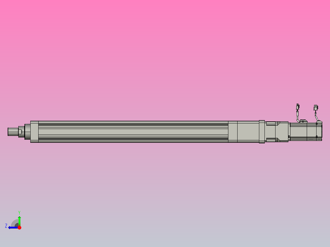 轻载电动缸TPA-ESR80-2510C-L700-M-W-P75-JX-C3右视图