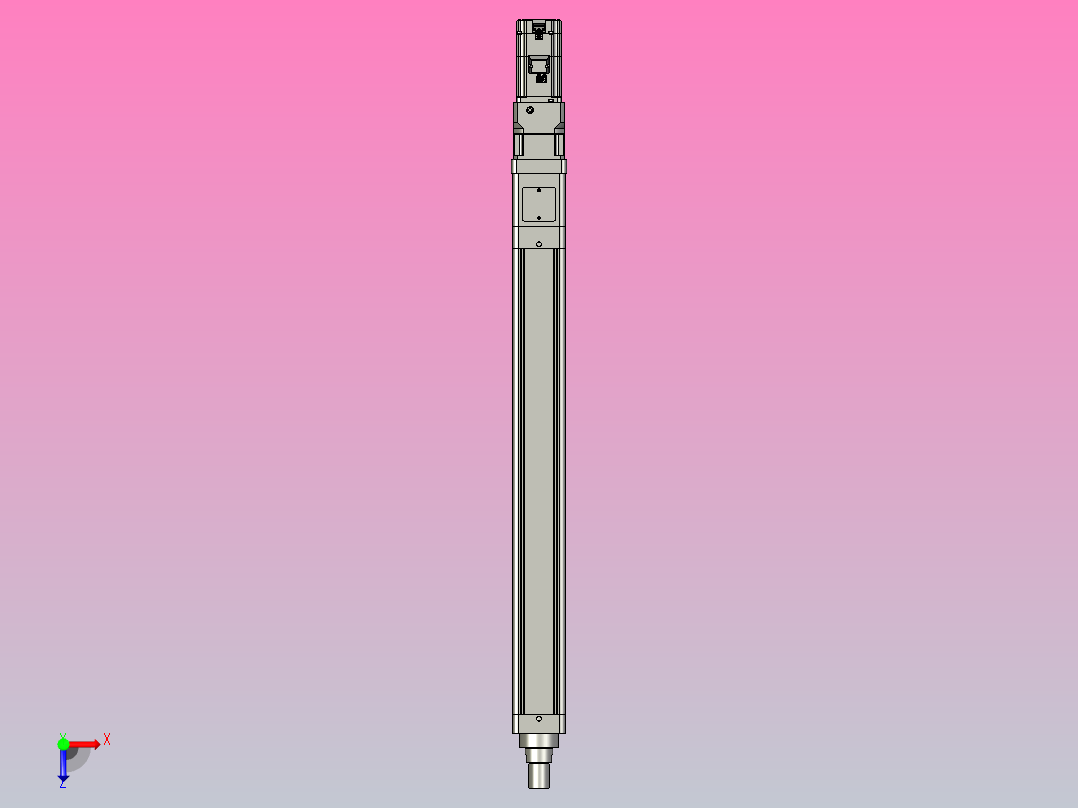 轻载电动缸TPA-ESR80-2510C-L700-M-W-P75-JX-C3俯视图