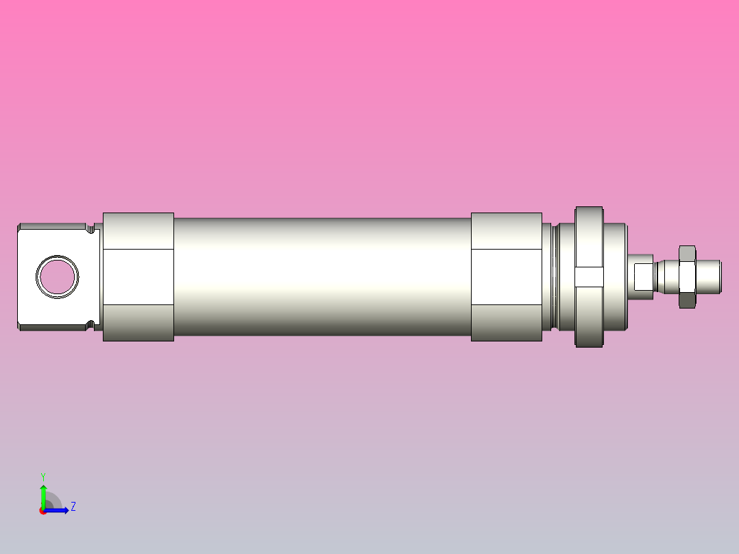 FESTO气缸DSNU-40-70-P-A---_0_左视图