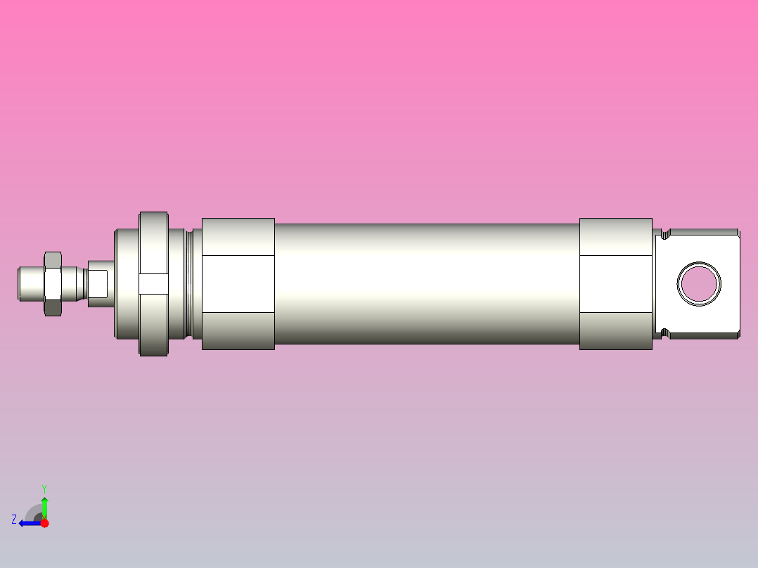 FESTO气缸DSNU-40-70-P-A---_0_右视图