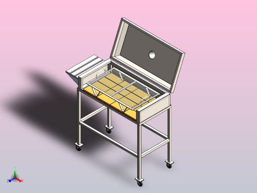 烤架正等轴测缩略图