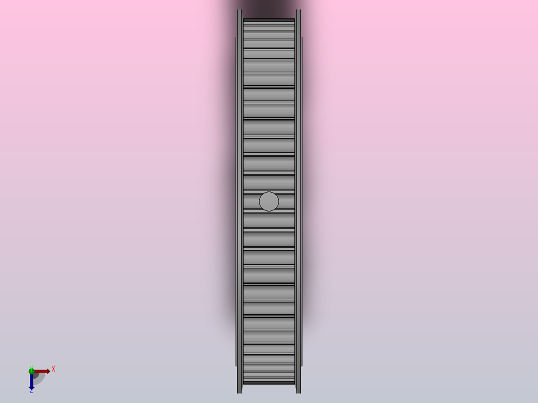 带顶丝键槽孔标准型圆弧形齿同步带轮5GT型_S5GTHK-60-12-dk16-A俯视图