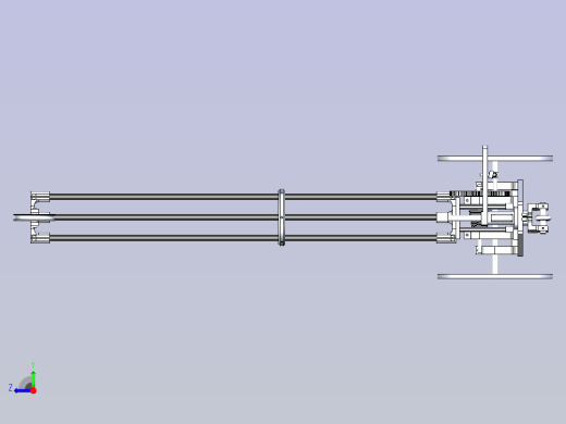 S型无碳小车3D图纸右视缩略图