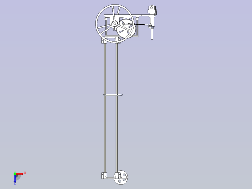S型无碳小车3D图纸俯视缩略图