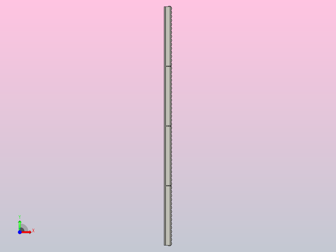 GZ-HL-4-C1四排滚珠护栏前视图