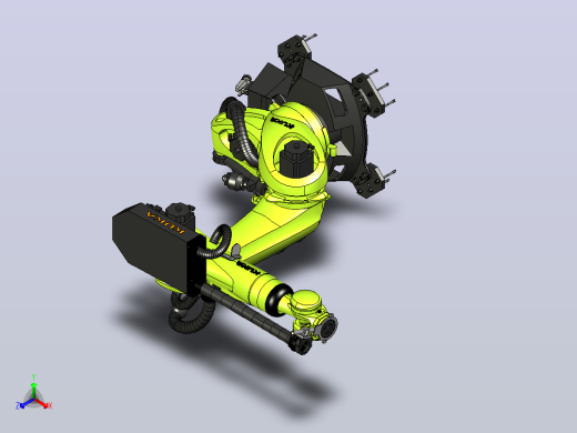 KUKA KR210-R2700机器人三维模型图纸