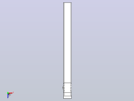 滚珠丝杠直线轴带导轨全封闭TPA-HCR-105D-1610C-L1000-MP-C-P40-N3俯视缩略图