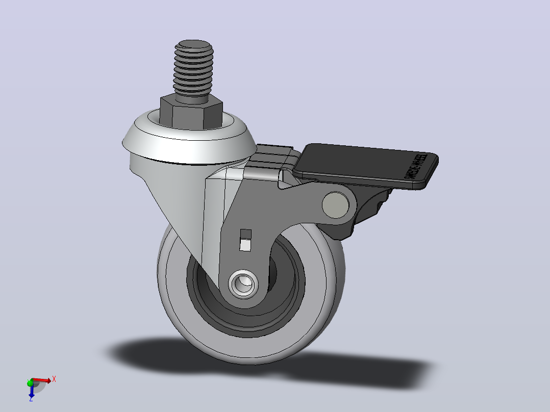 Wheel-4005826401GS-Swede-Wheel脚轮主视图